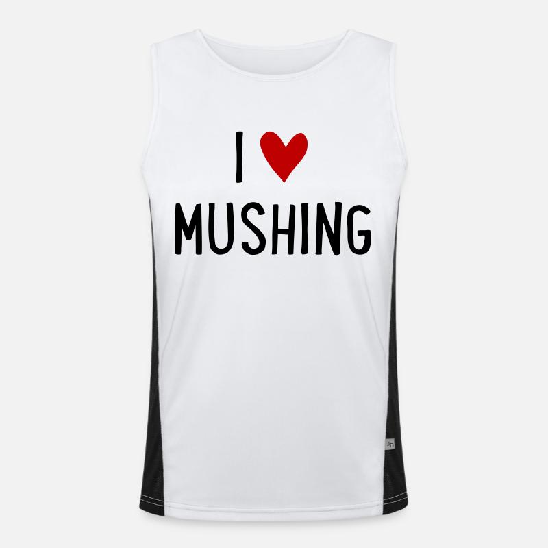 Mushing Funktionelles Kontrast-Tank Top für Männer 