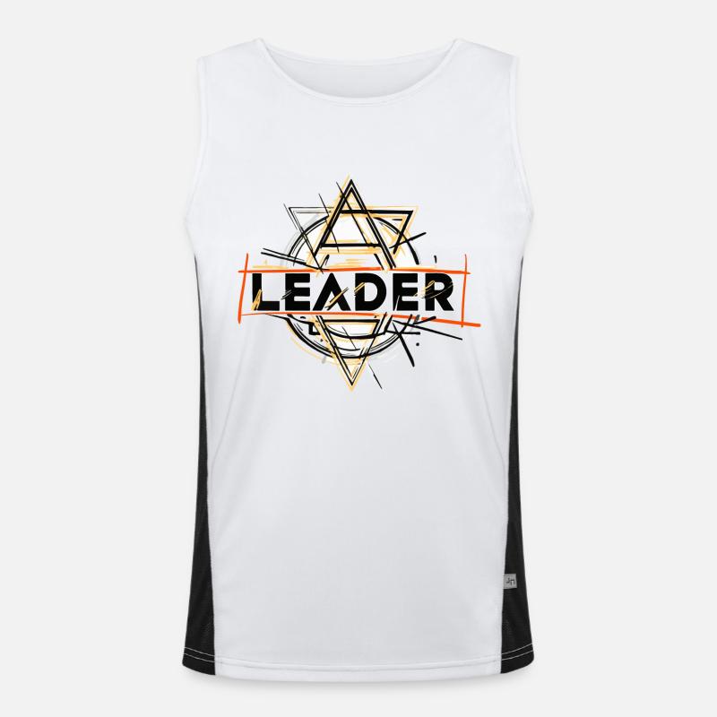 leader Funktionelles Kontrast-Tank Top für Männer 