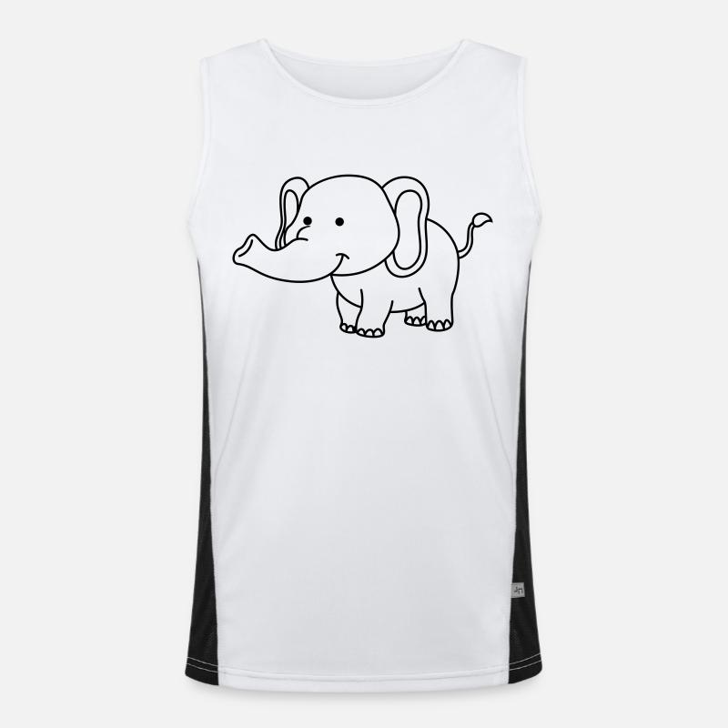 éléphant Débardeur respirant contrasté Homme 