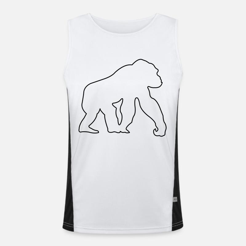 affe Funktionelles Kontrast-Tank Top für Männer 