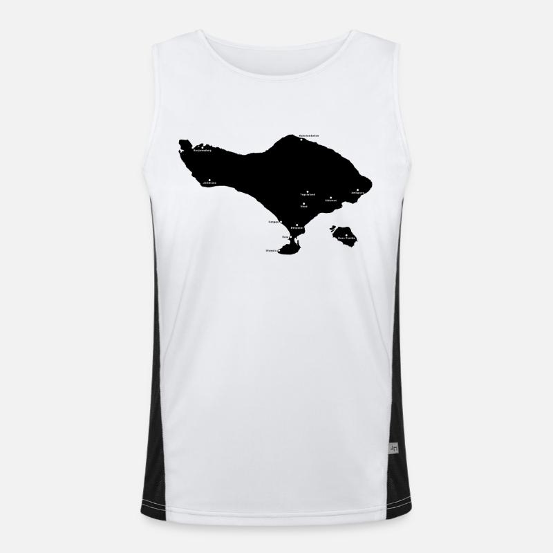 Bali Funktionelles Kontrast-Tank Top für Männer 