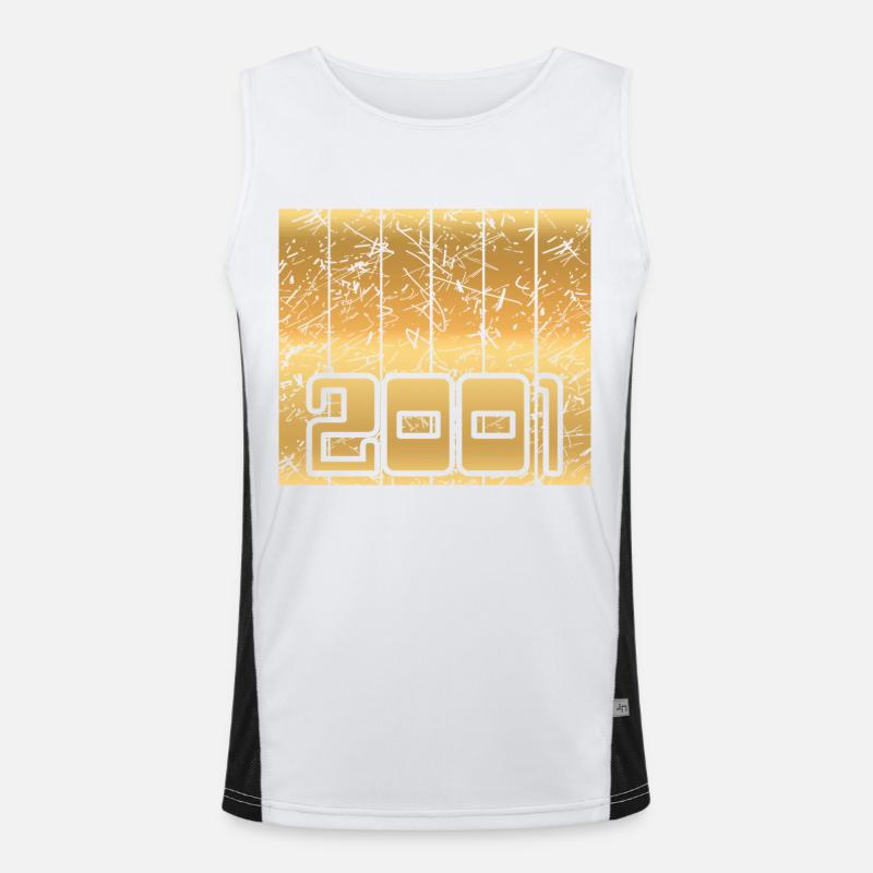 2001 Funktionelles Kontrast-Tank Top für Männer 