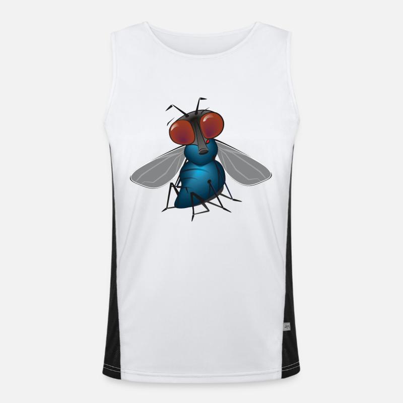 fliege Funktionelles Kontrast-Tank Top für Männer 