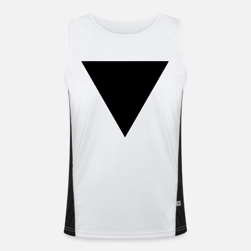 triangle Débardeur respirant contrasté Homme 
