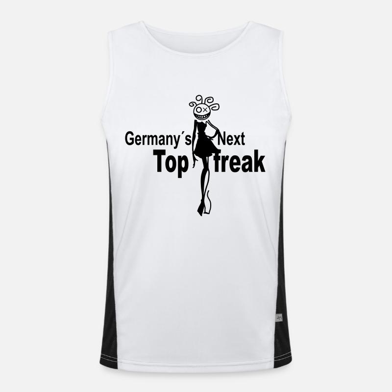 germany next top freak Funktionelles Kontrast-Tank Top für Männer 