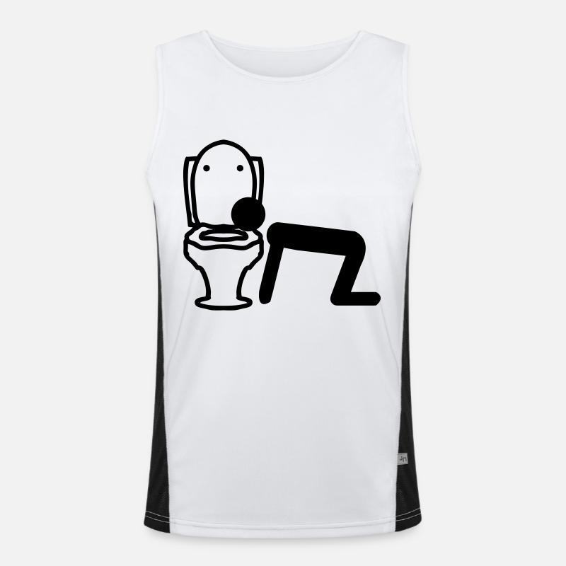 hang over wc Men's Functional Contrast Tank Top 