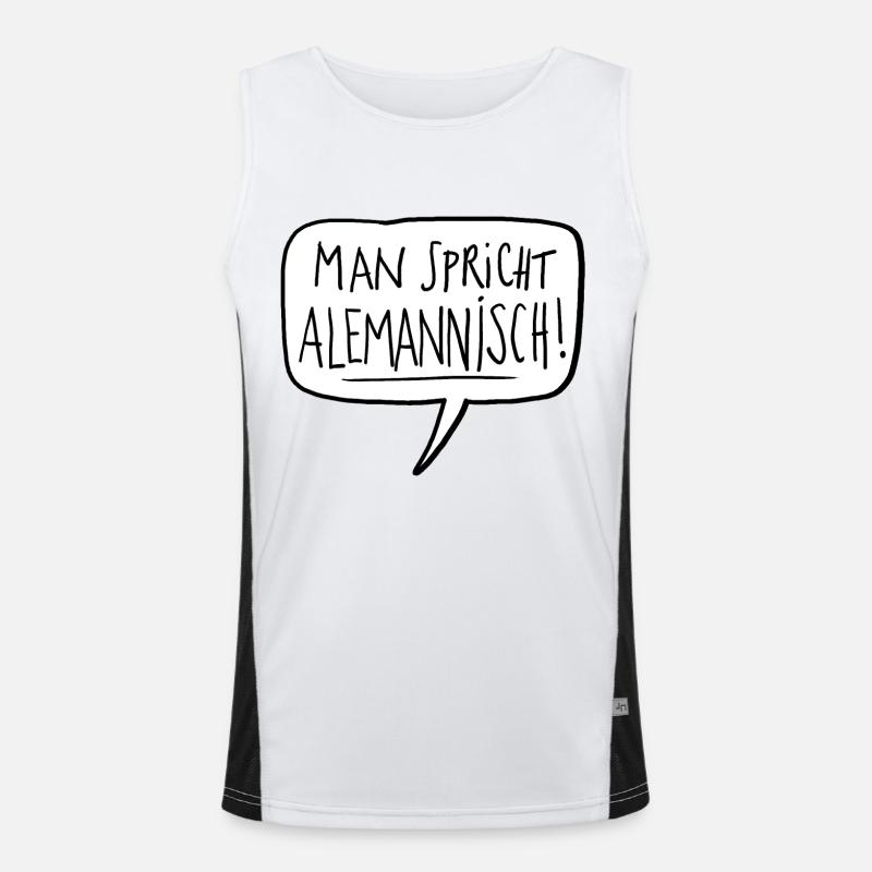 Bodensee Funktionelles Kontrast-Tank Top für Männer 