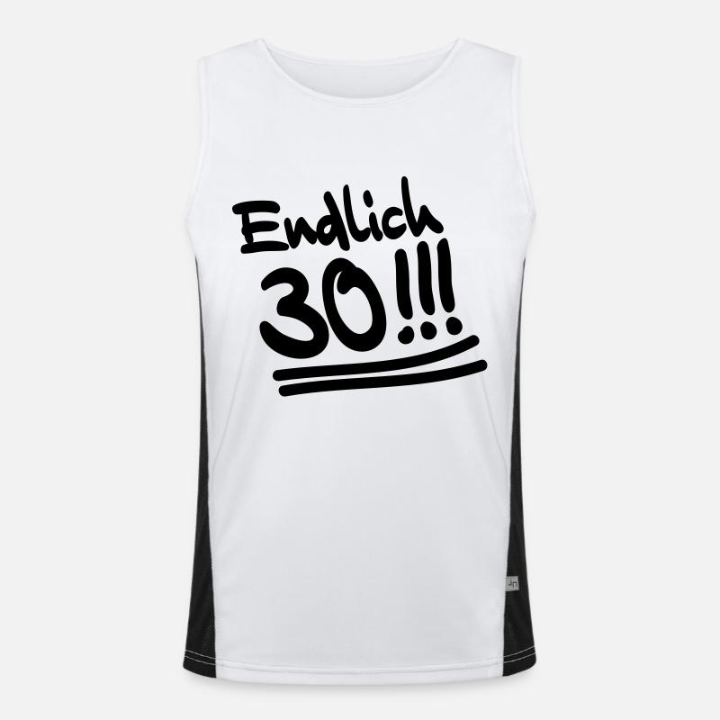 endlich_30 Funktionelles Kontrast-Tank Top für Männer 