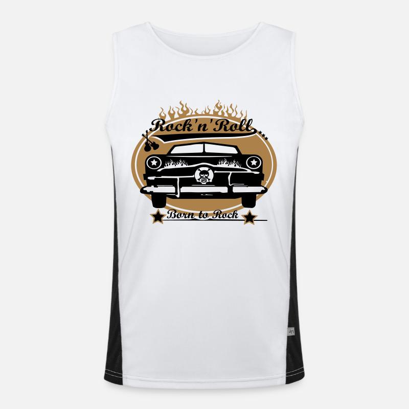 Né à Rock Débardeur respirant contrasté Homme 