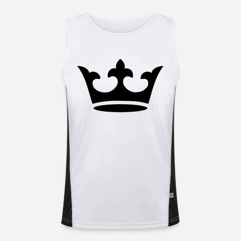 crown Men's Functional Contrast Tank Top 