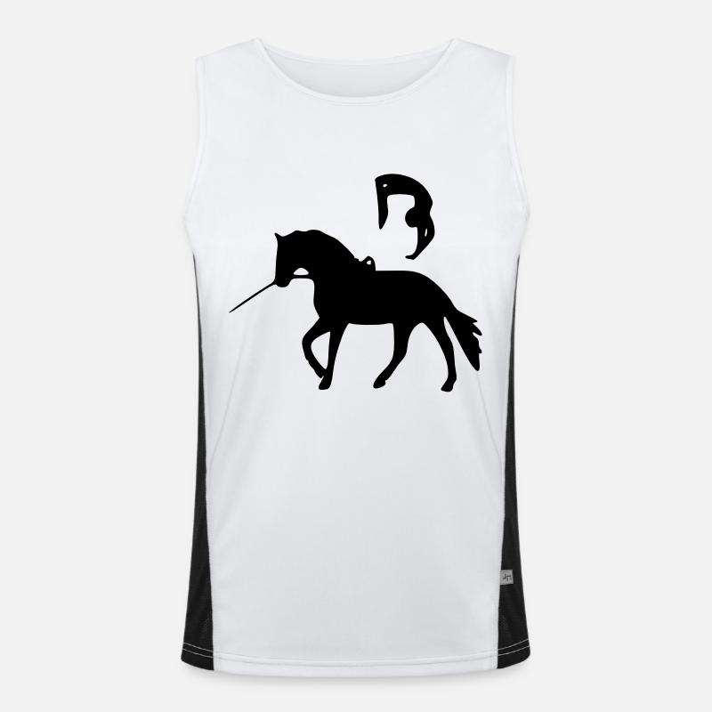 Flick Flack Voltigieren Funktionelles Kontrast-Tank Top für Männer 
