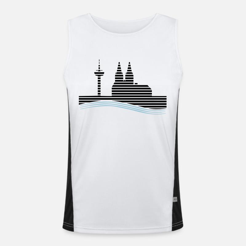 Cologne Men's Functional Contrast Tank Top 