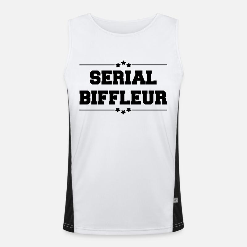 Serial biffleur Débardeur respirant contrasté Homme 