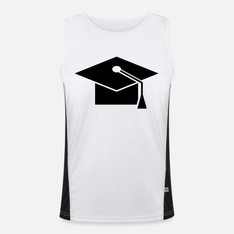 doctoral cap Men's Functional Contrast Tank Top 