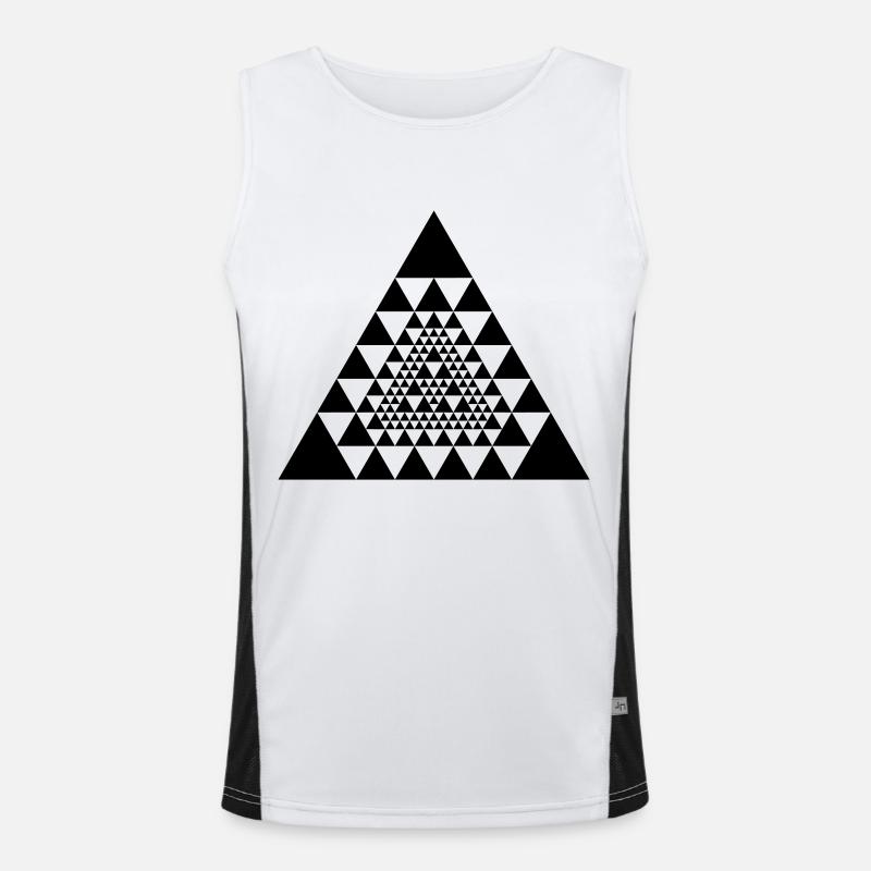 conception de triangle maya inca aztèque Débardeur respirant contrasté Homme 