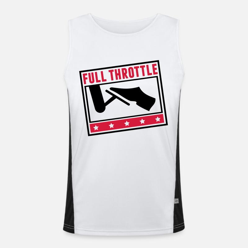 full_throttle_pi2 Funktionelles Kontrast-Tank Top für Männer 