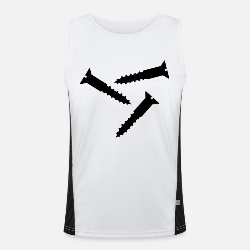 Vis Débardeur respirant contrasté Homme 