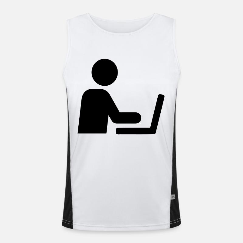 Ordinateur Débardeur respirant contrasté Homme 