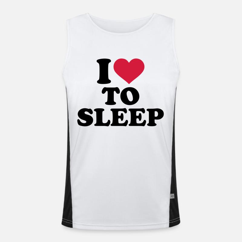 Schlafen Funktionelles Kontrast-Tank Top für Männer 