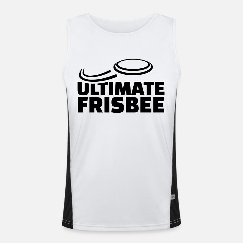 Frisbee Funktionelles Kontrast-Tank Top für Männer 