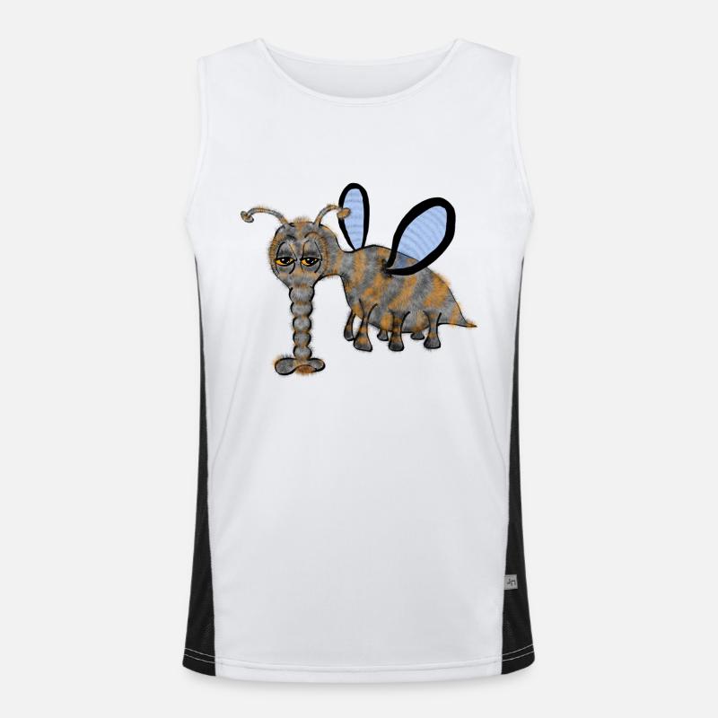 Fliege - Fly Funktionelles Kontrast-Tank Top für Männer 