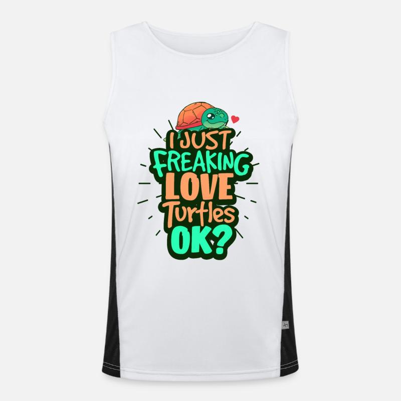 turtle Men's Functional Contrast Tank Top 