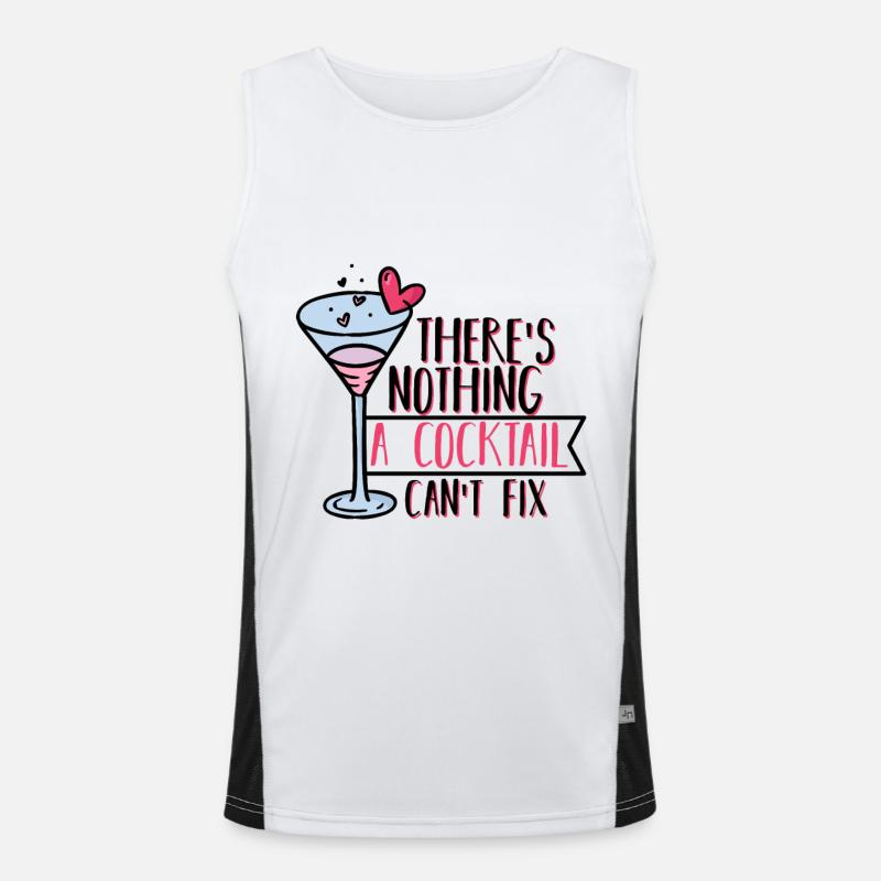 cocktail Men's Functional Contrast Tank Top 