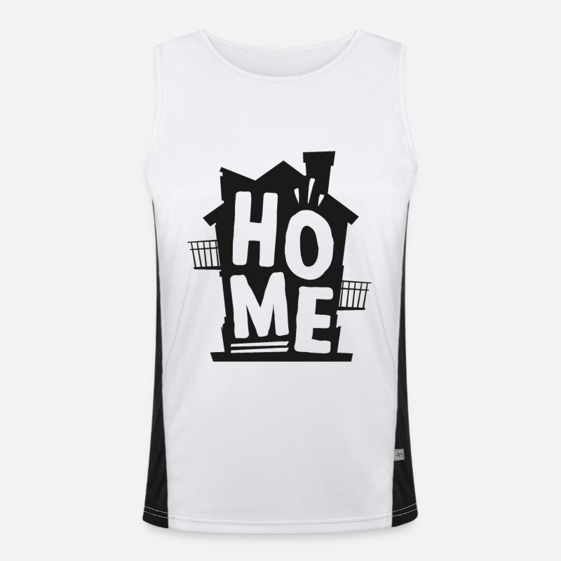 Moving house Men's Functional Contrast Tank Top 