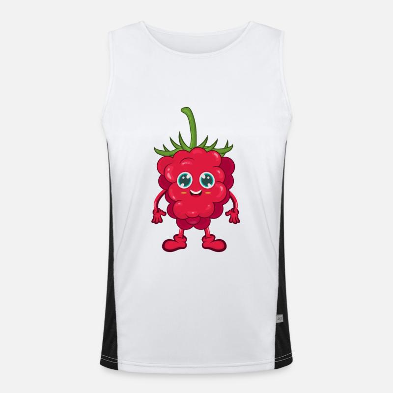 raspberry Men's Functional Contrast Tank Top 