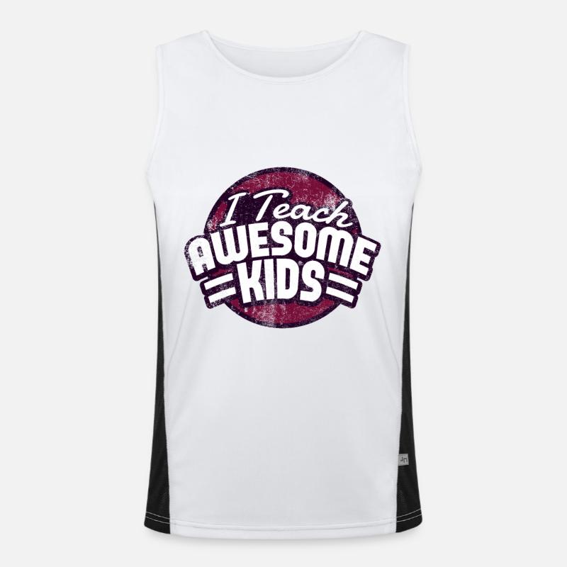 Teacher Men's Functional Contrast Tank Top 