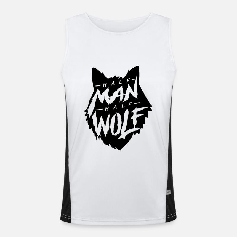 wolf Men's Functional Contrast Tank Top 