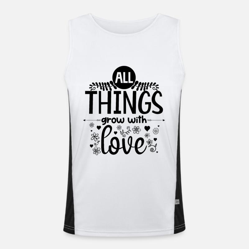 Garten Gärtner Funktionelles Kontrast-Tank Top für Männer 