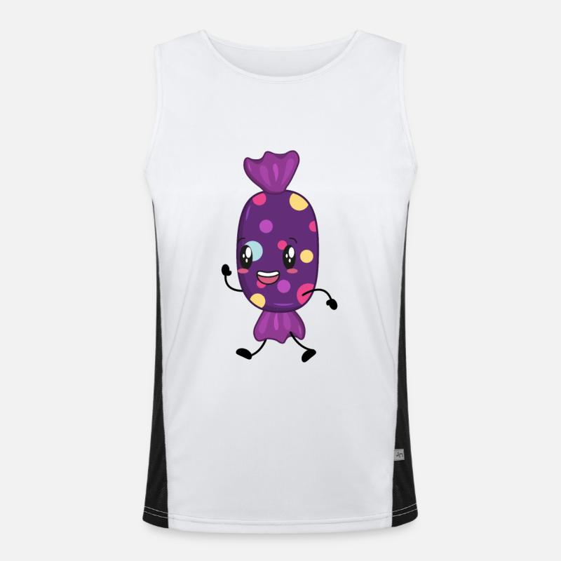 candy Men's Functional Contrast Tank Top 