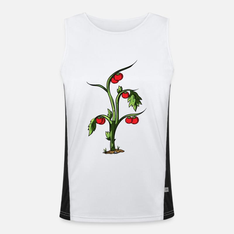 Tomate Débardeur respirant contrasté Homme 