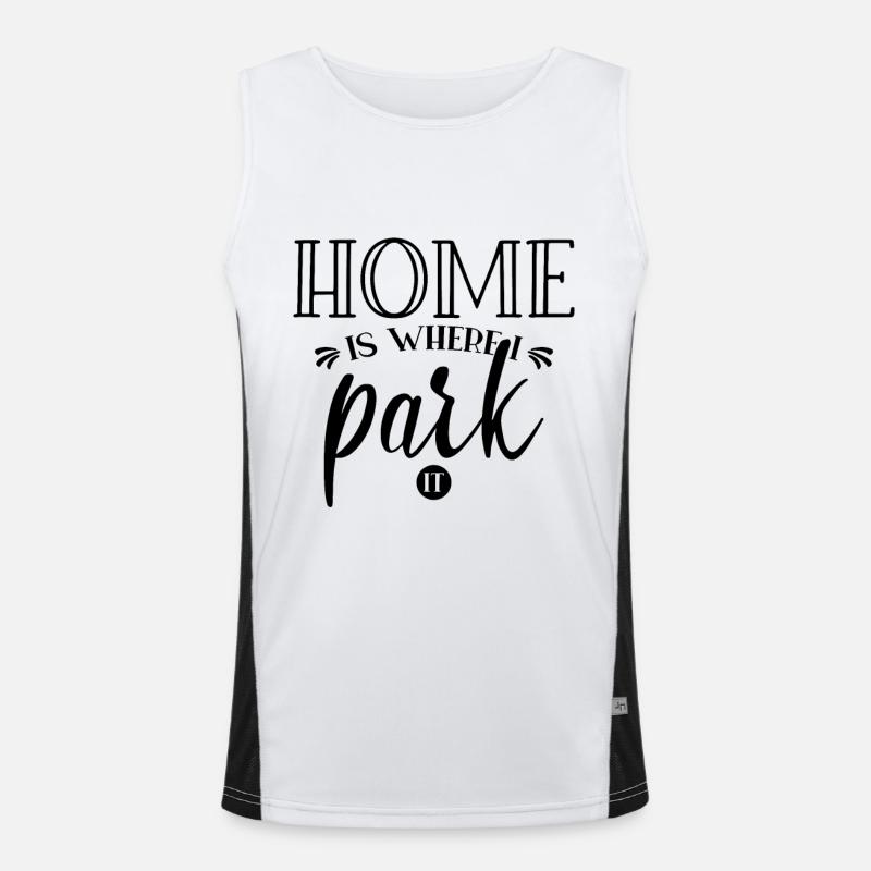 Camping Wohnmobil Funktionelles Kontrast-Tank Top für Männer 