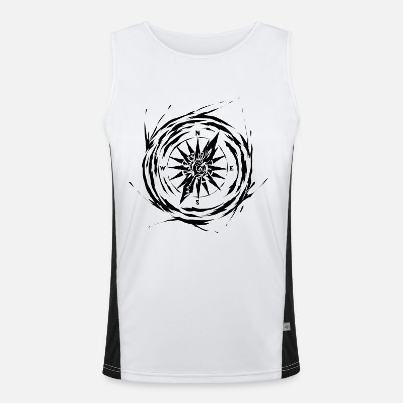 Compass Men's Functional Contrast Tank Top 