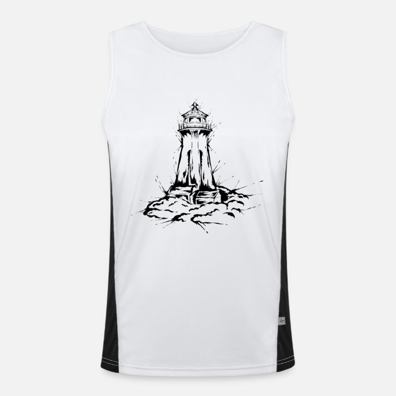 Lighthouse Men's Functional Contrast Tank Top 