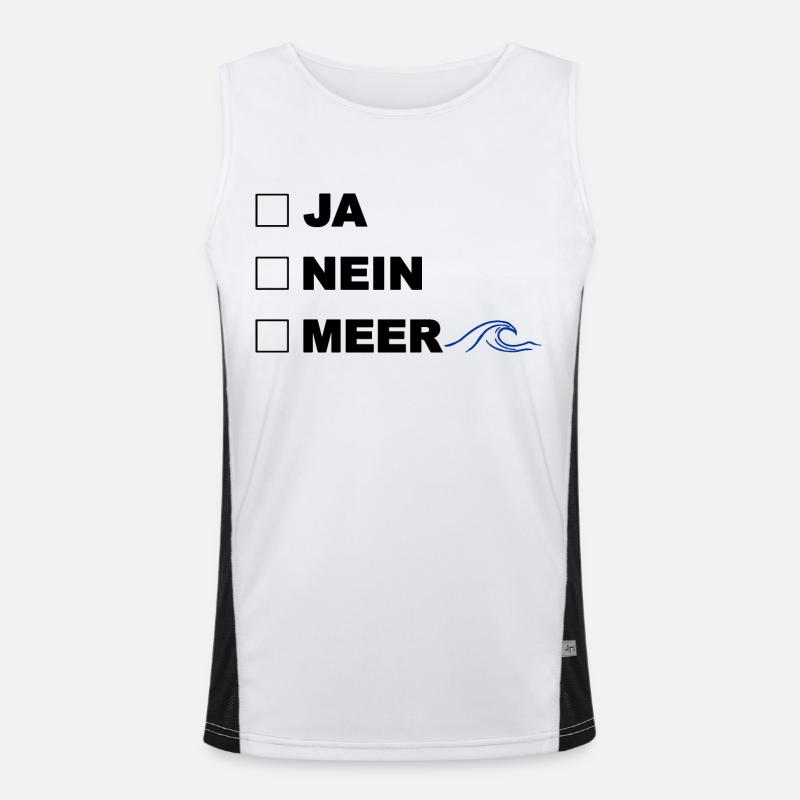 Meer Funktionelles Kontrast-Tank Top für Männer 