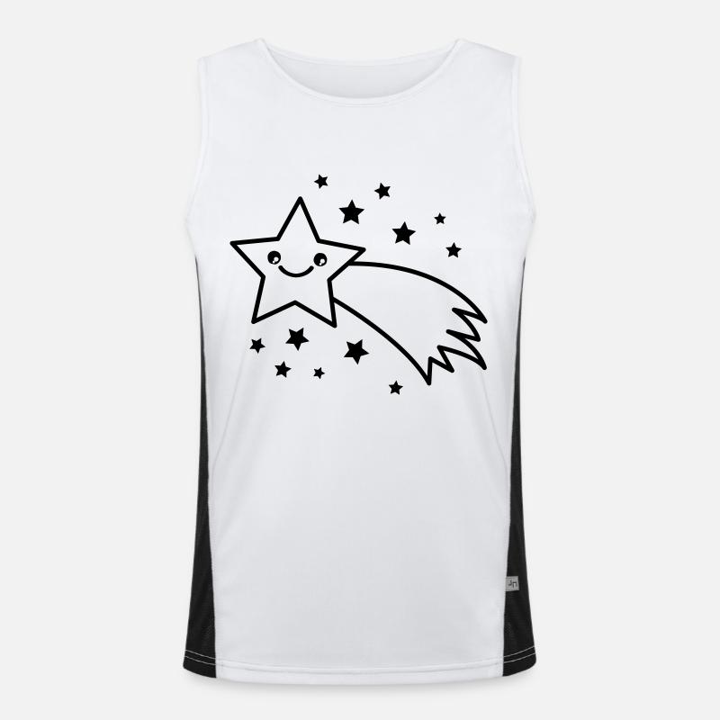 Shooting star Men's Functional Contrast Tank Top 