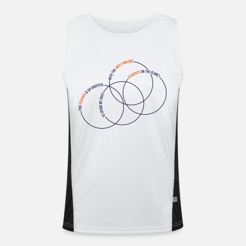 This Teacher Is So Grateful Men's Functional Contrast Tank Top 