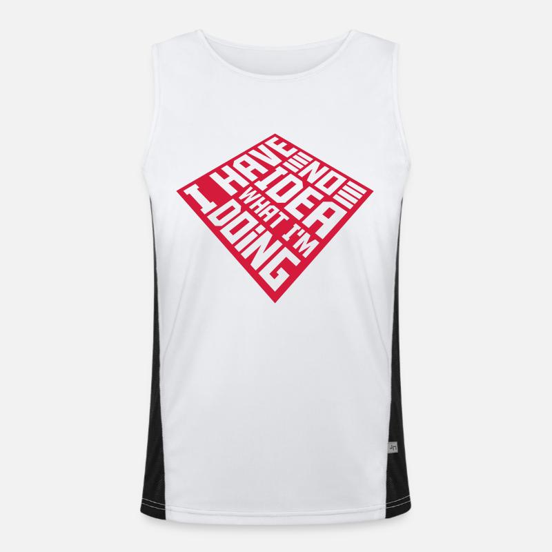 Aucune idée Débardeur respirant contrasté Homme 