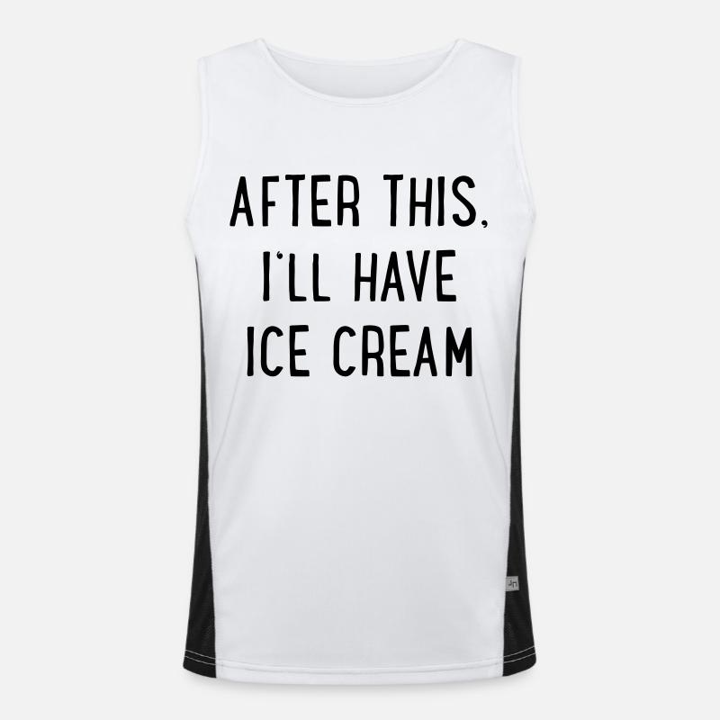 Eis Funktionelles Kontrast-Tank Top für Männer 