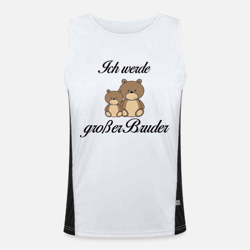 Großer Bruder Funktionelles Kontrast-Tank Top für Männer 