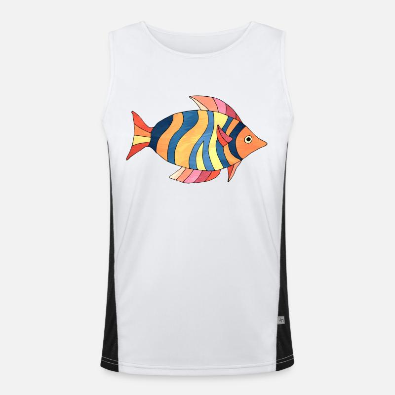 Fish Men's Functional Contrast Tank Top 