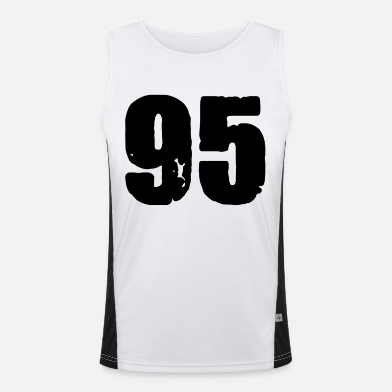 Maillot à 95 numéros Débardeur respirant contrasté Homme 