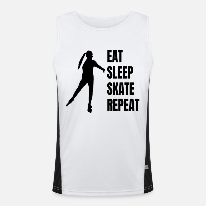 Roller Skate Inline Gift Patin à roues alignées Skate Débardeur respirant contrasté Homme 