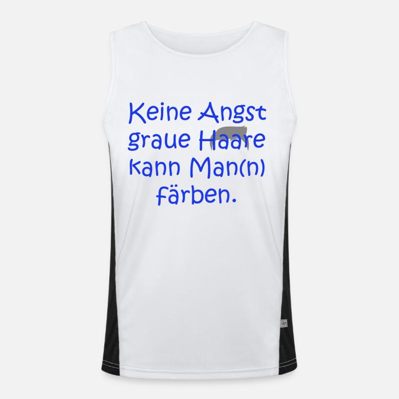 Geburtstag Funktionelles Kontrast-Tank Top für Männer 