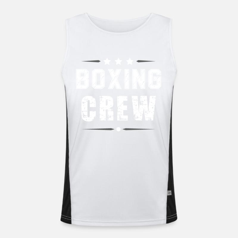 Boxing Crew Funktionelles Kontrast-Tank Top für Männer 