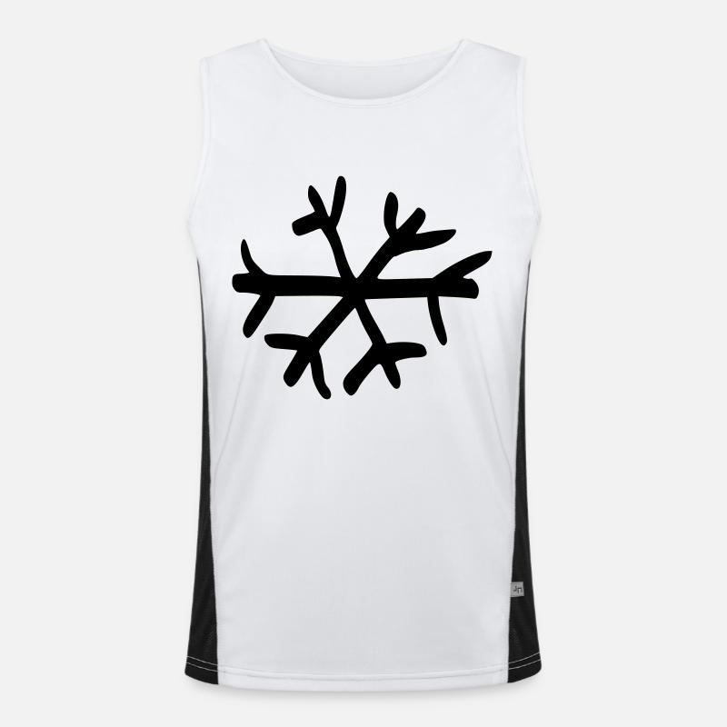 Snowflake Men's Functional Contrast Tank Top 