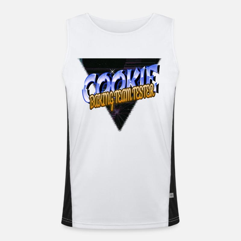 Beach Baking Elf Funny Dictons Badass Tabliers Débardeur respirant contrasté Homme 